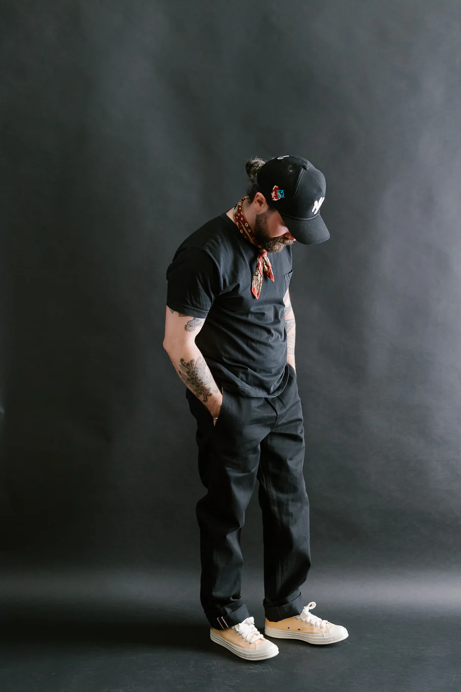 11oz Selvedge Officer Trouser High - Stealth - Image 8