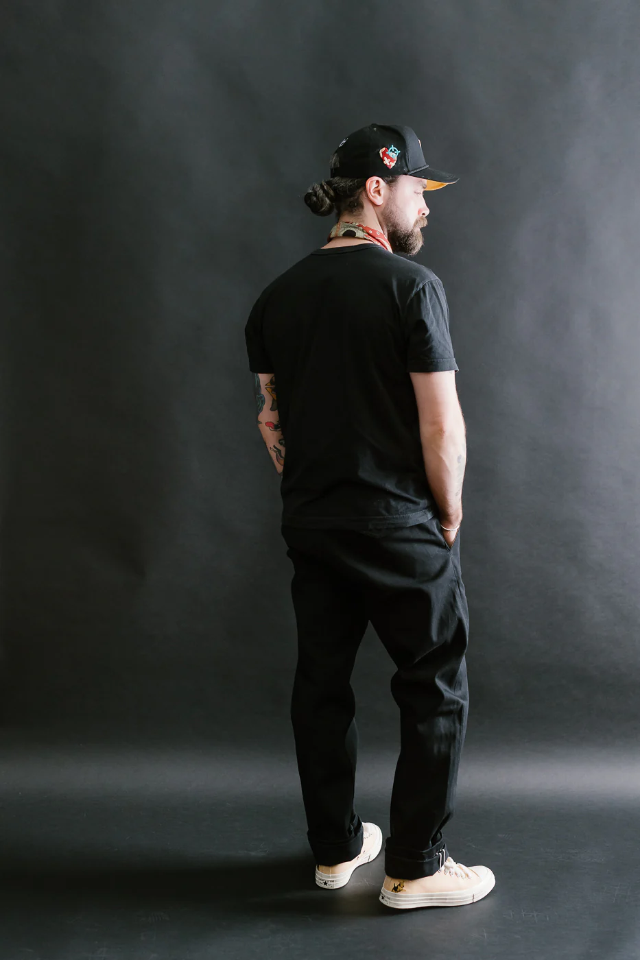 11oz Selvedge Officer Trouser High - Stealth - Image 9