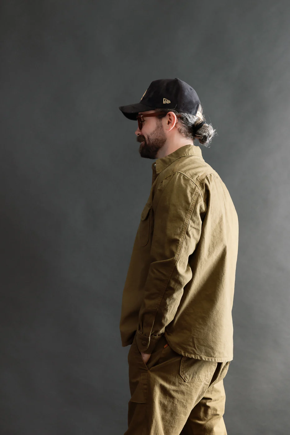 11oz Work Shirt - Dyed Canvas Golden Brown - Image 13