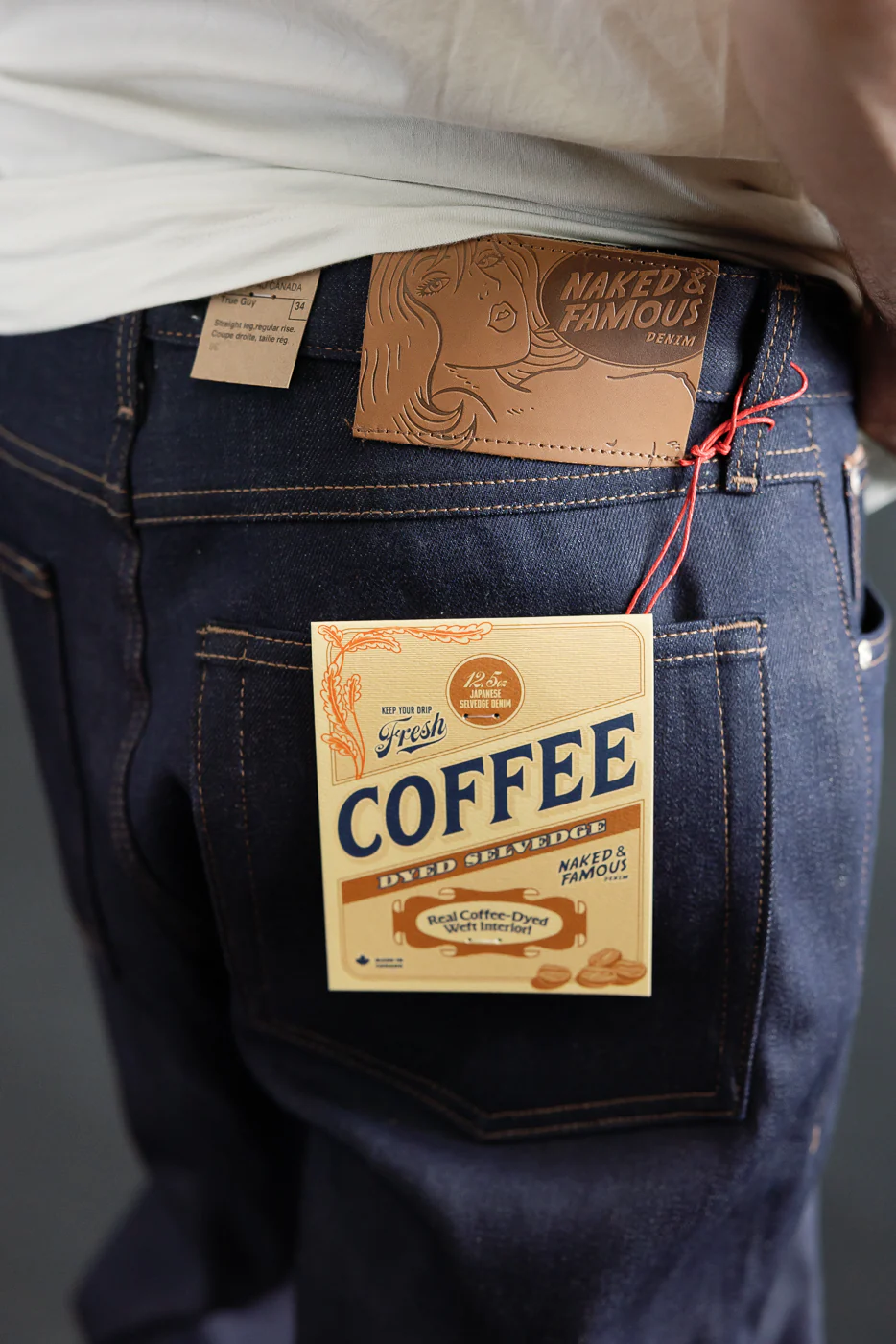 12.5oz - Coffee Dye Selvedge - True Guy - Image 16