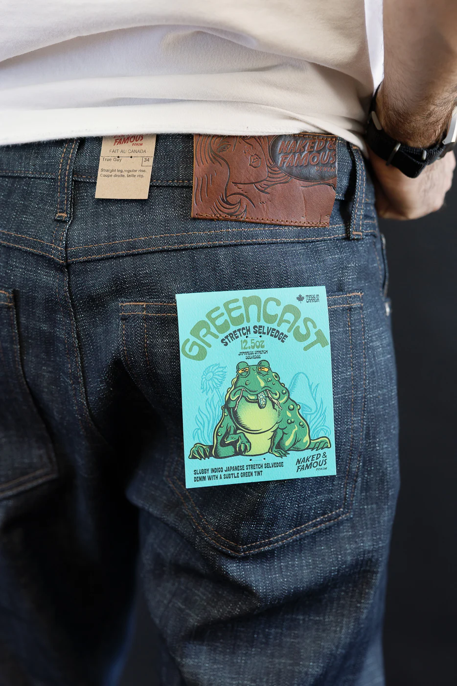 12.5oz - Greencast Stretch Selvedge - True Guy - Image 18