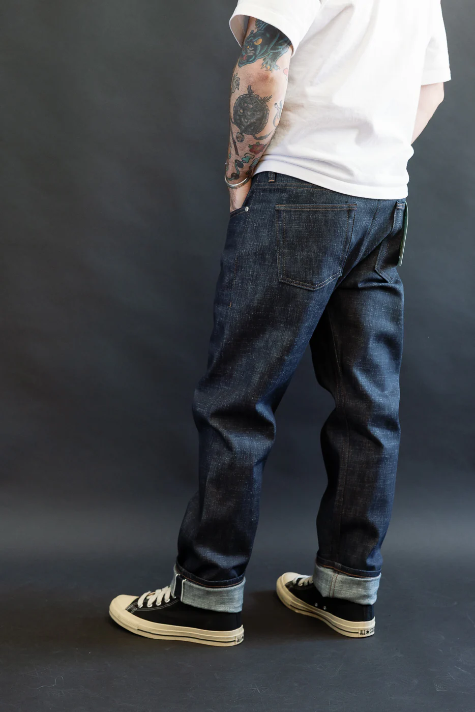 12.5oz - Greencast Stretch Selvedge - Weird Guy - Image 13