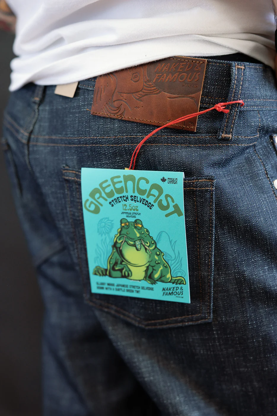 12.5oz - Greencast Stretch Selvedge - Weird Guy - Image 18