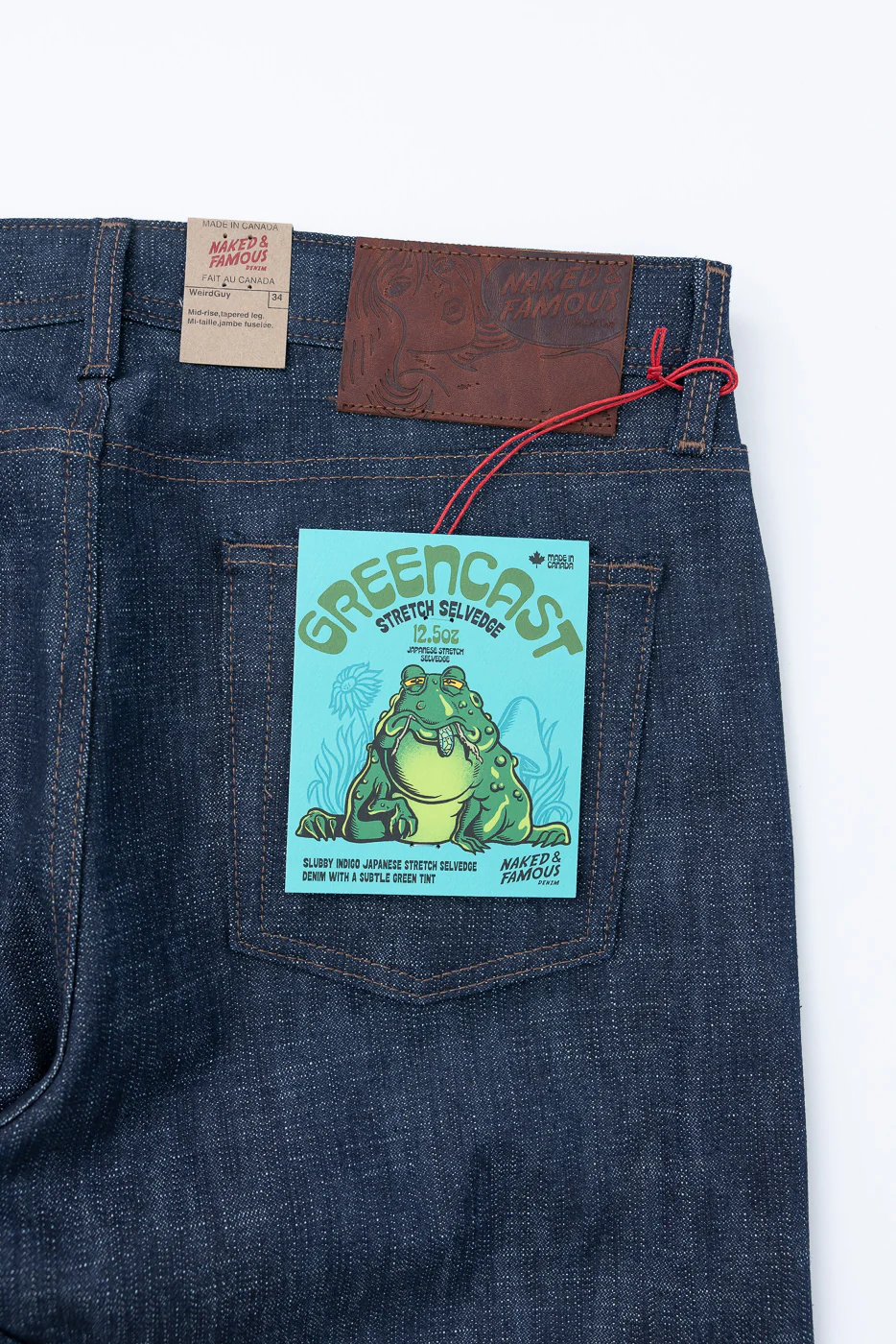 12.5oz - Greencast Stretch Selvedge - Weird Guy - Image 6