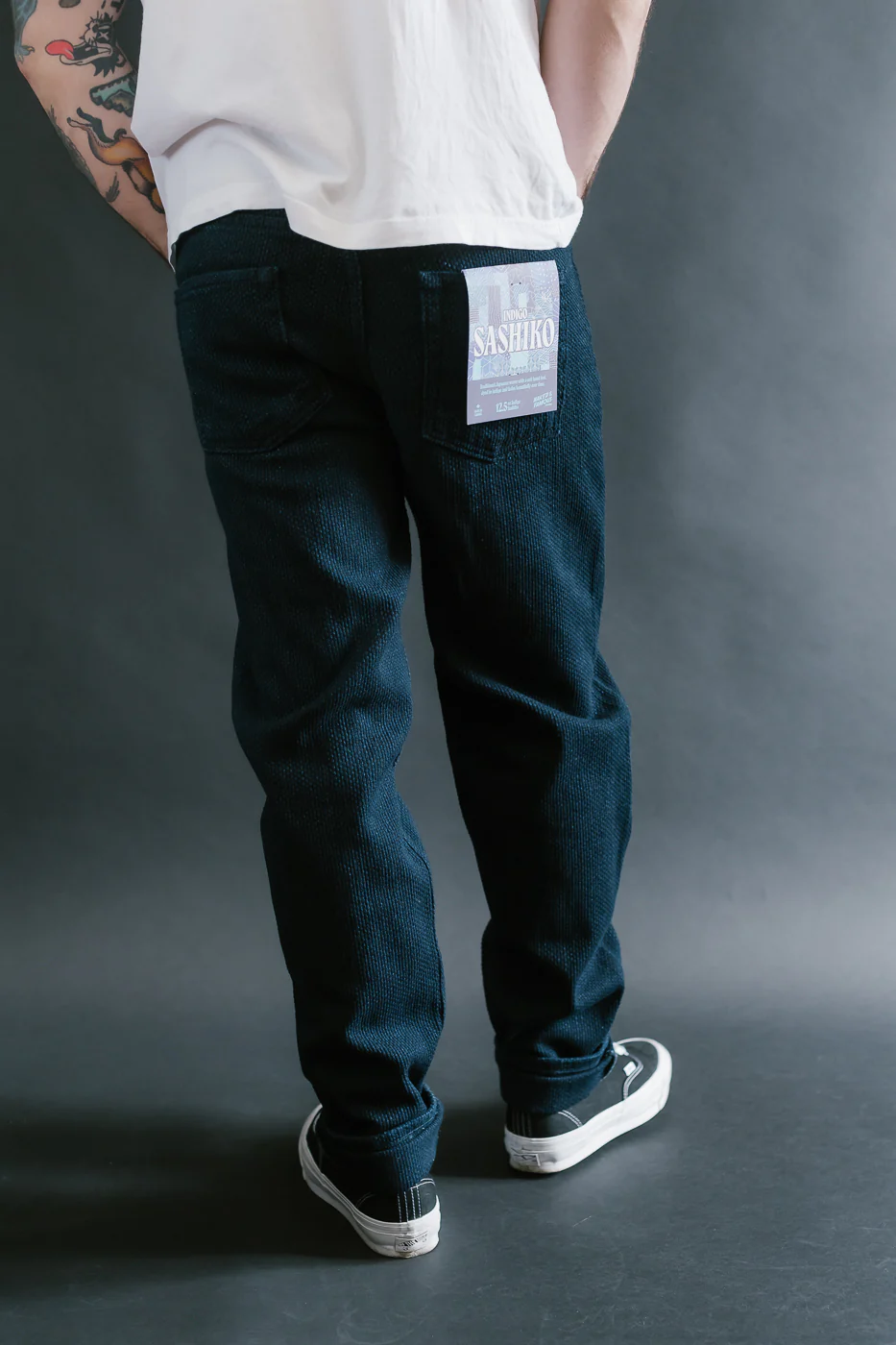 12.5oz - Indigo Sashiko Jeans - Easy Guy - Image 12