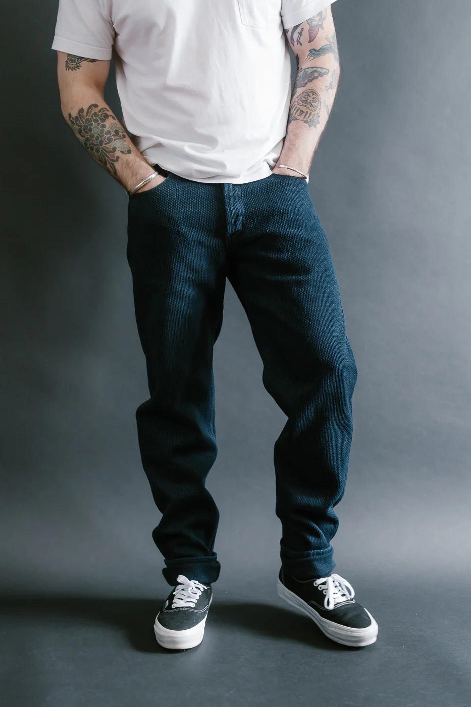 12.5oz - Indigo Sashiko Jeans - Easy Guy - Image 15