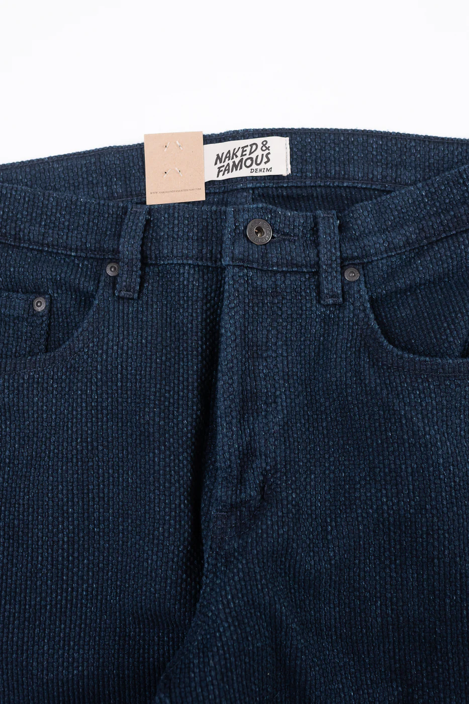 12.5oz - Indigo Sashiko Jeans - Easy Guy - Image 3