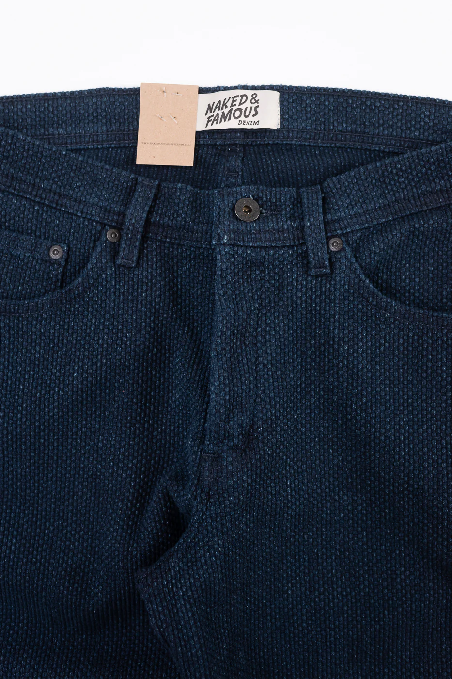 12.5oz - Indigo Sashiko Jeans - Weird Guy - Image 3