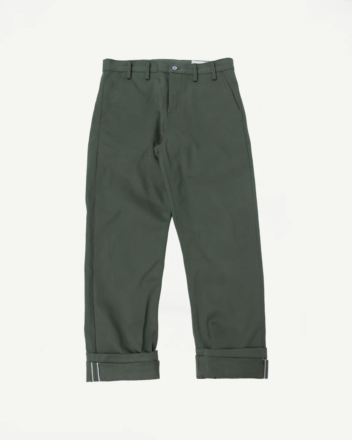 12.5oz - Officer High Trouser - Olive