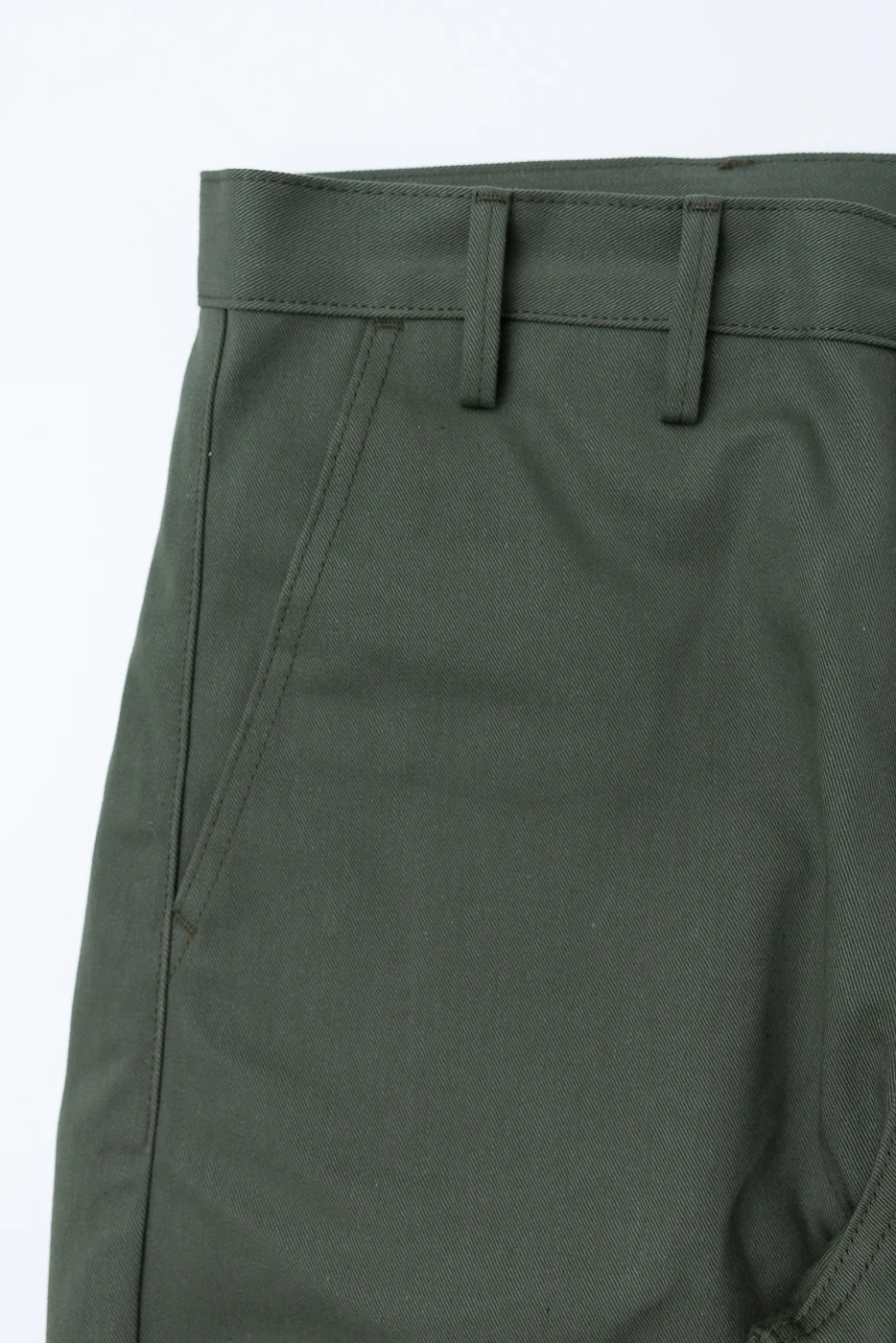12.5oz - Officer High Trouser - Olive - Image 4