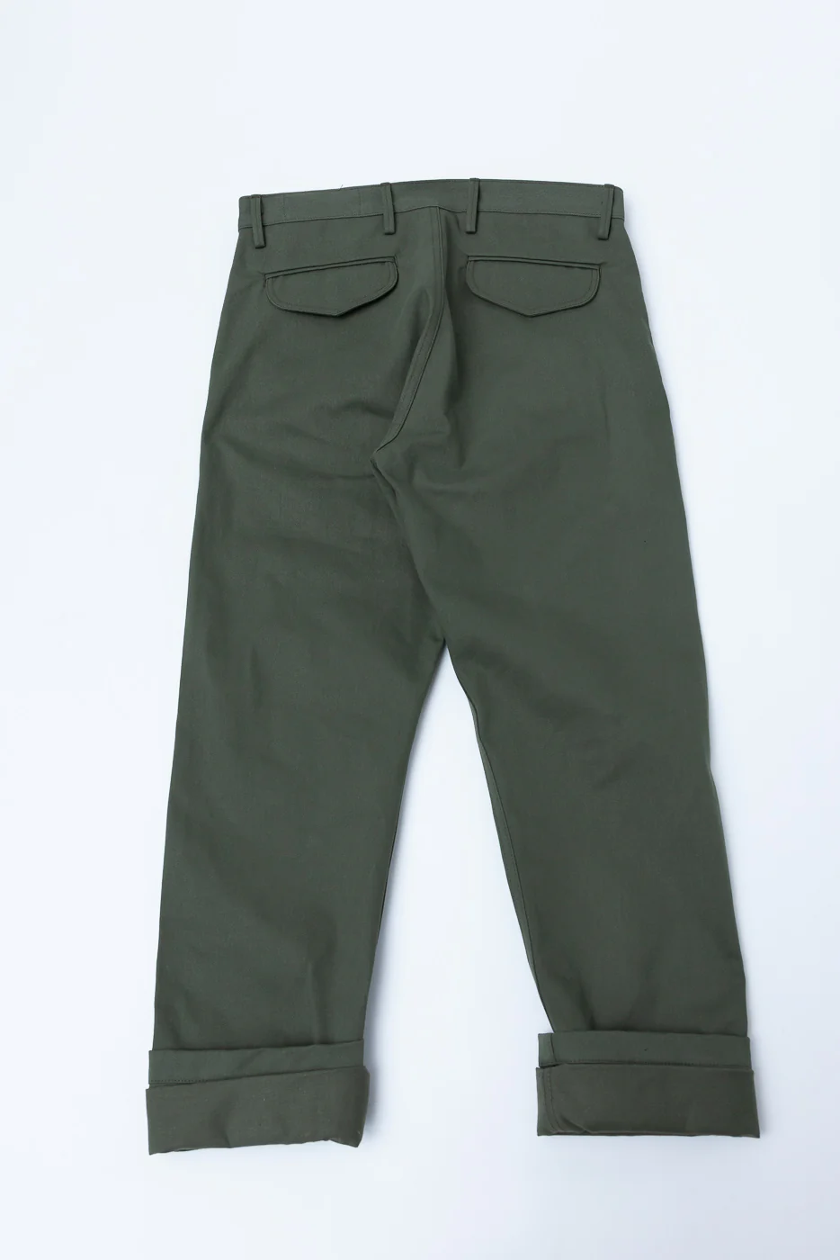 12.5oz - Officer High Trouser - Olive - Image 7