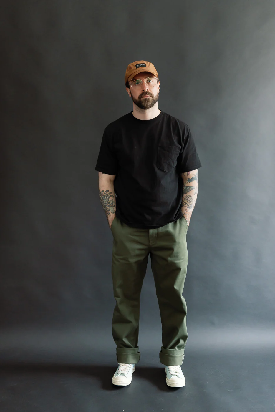 12.5oz - Officer High Trouser - Olive - Image 9