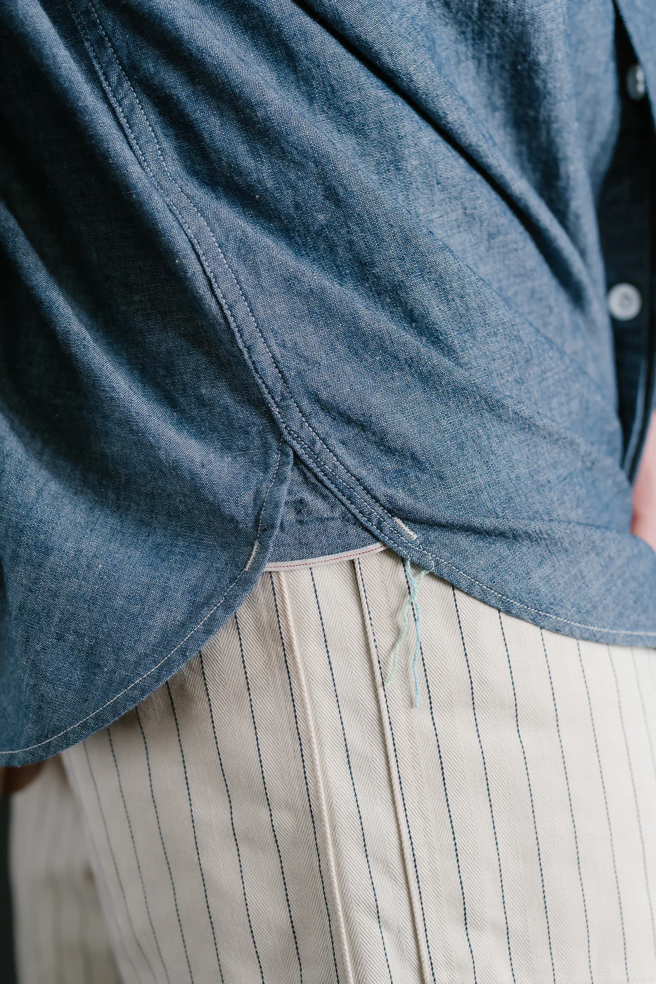 1201C-CC - No. 1 Shirt MV Classic Chambray - Indigo - Image 23