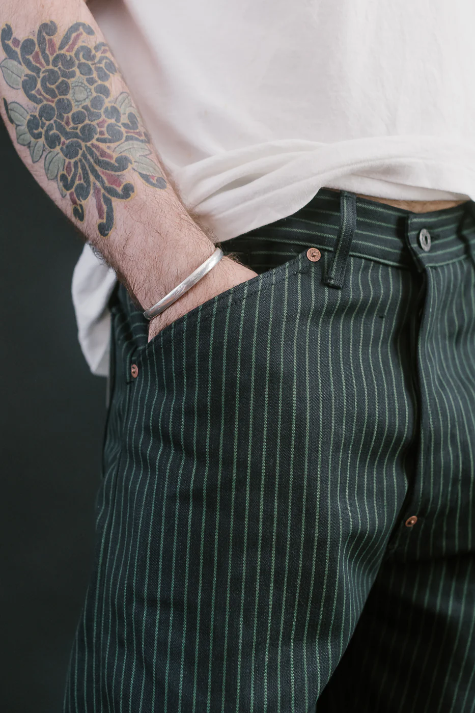 12oz - Jack Pants - Viridescent Stripe - Image 18
