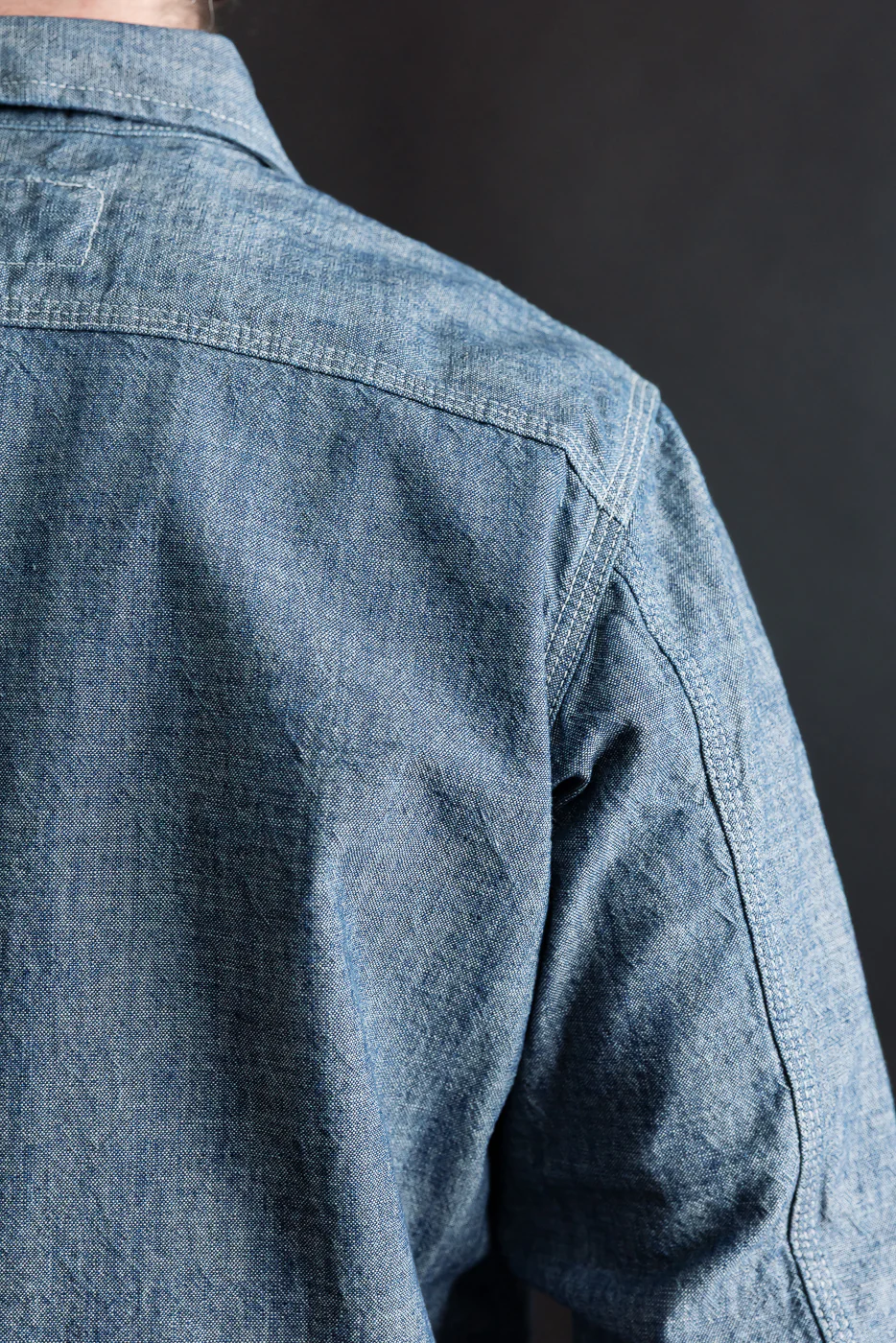 12oz Work Shirt - Rinsed Indigo Canvas - Image 20