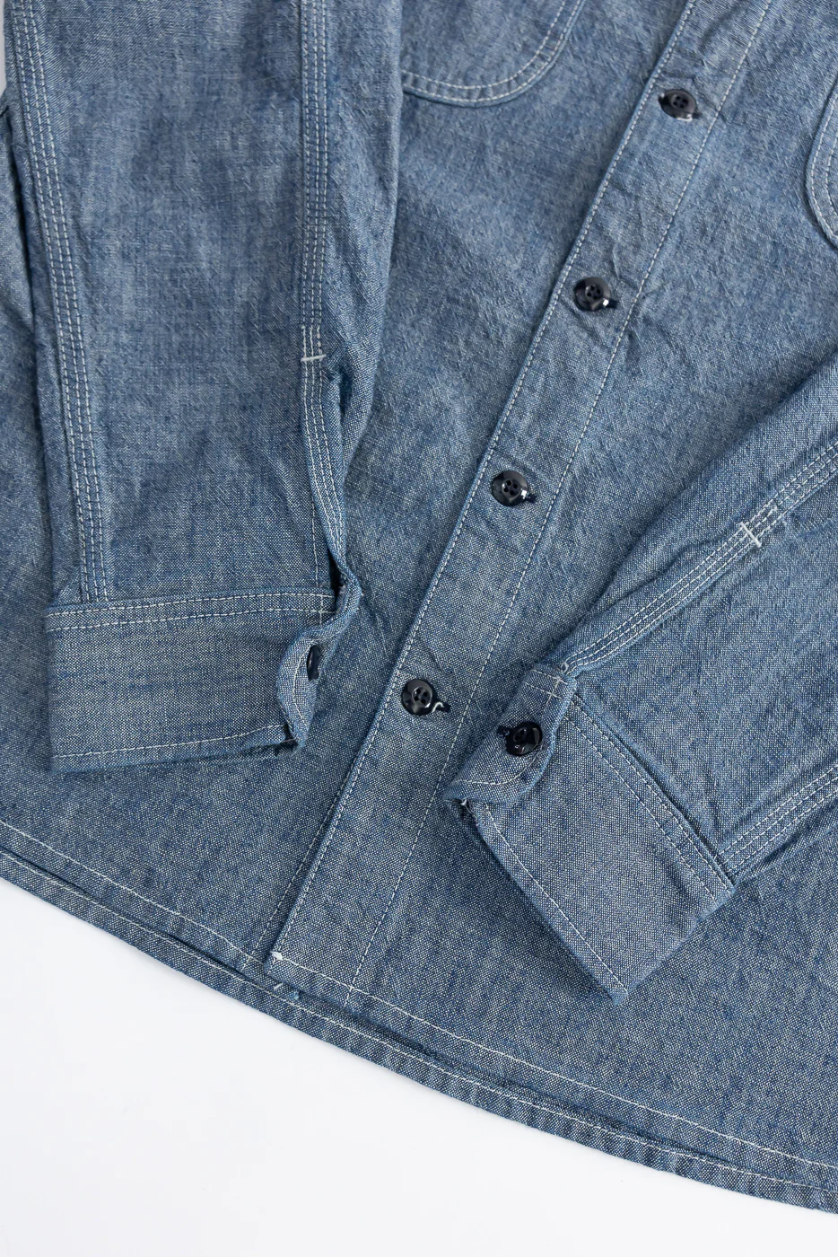 12oz Work Shirt - Rinsed Indigo Canvas - Image 4