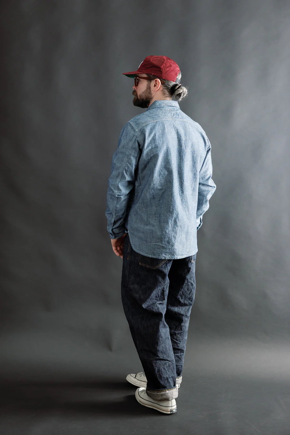 12oz Work Shirt - Rinsed Indigo Canvas - Image 8