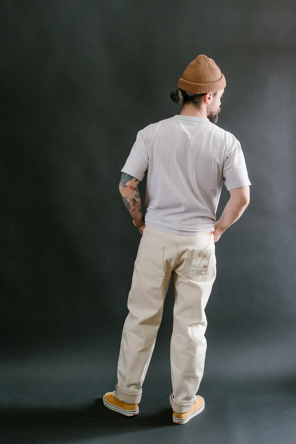 13.6oz - All Natural Ecru Foxfibre® Selvedge - Easy Guy - Image 10