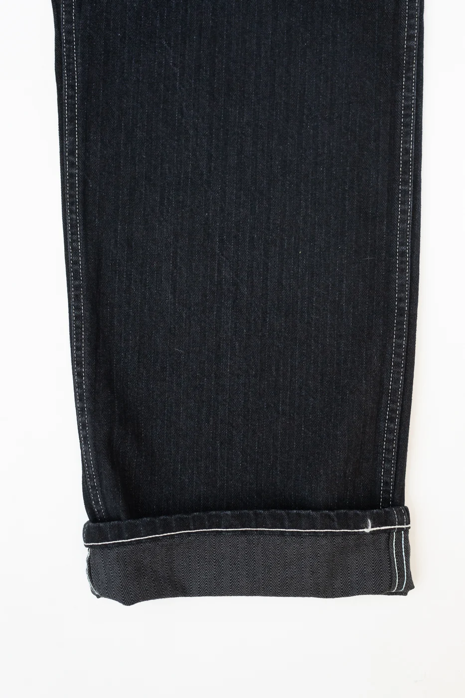 1301-HBB - Army Pants Herringbone Denim - Black - Image 6