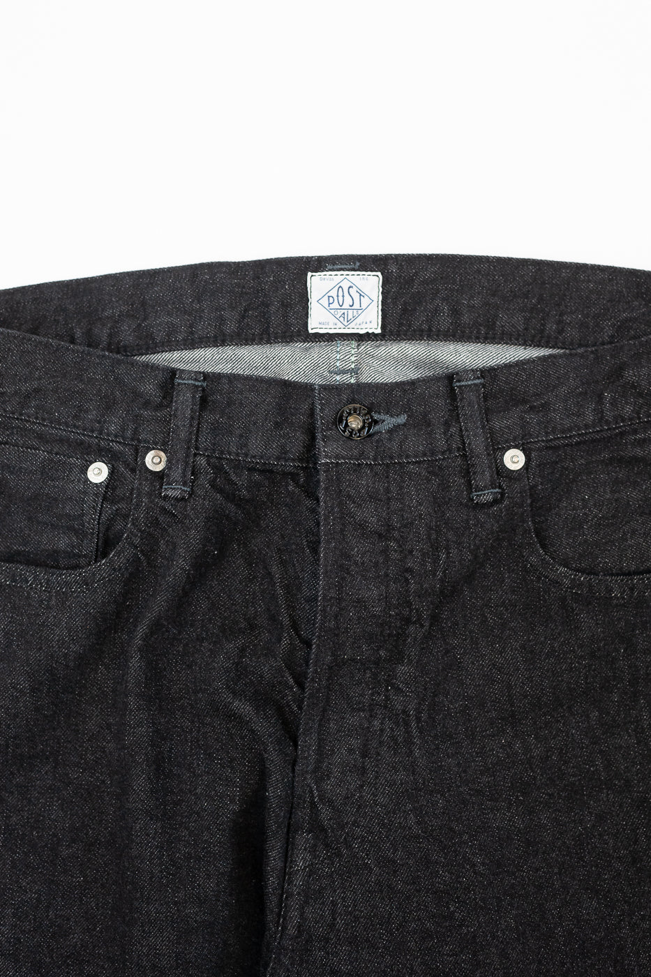 1382-12DB - No. 1 Five Pocket Selvedge Denim - Black - Image 5