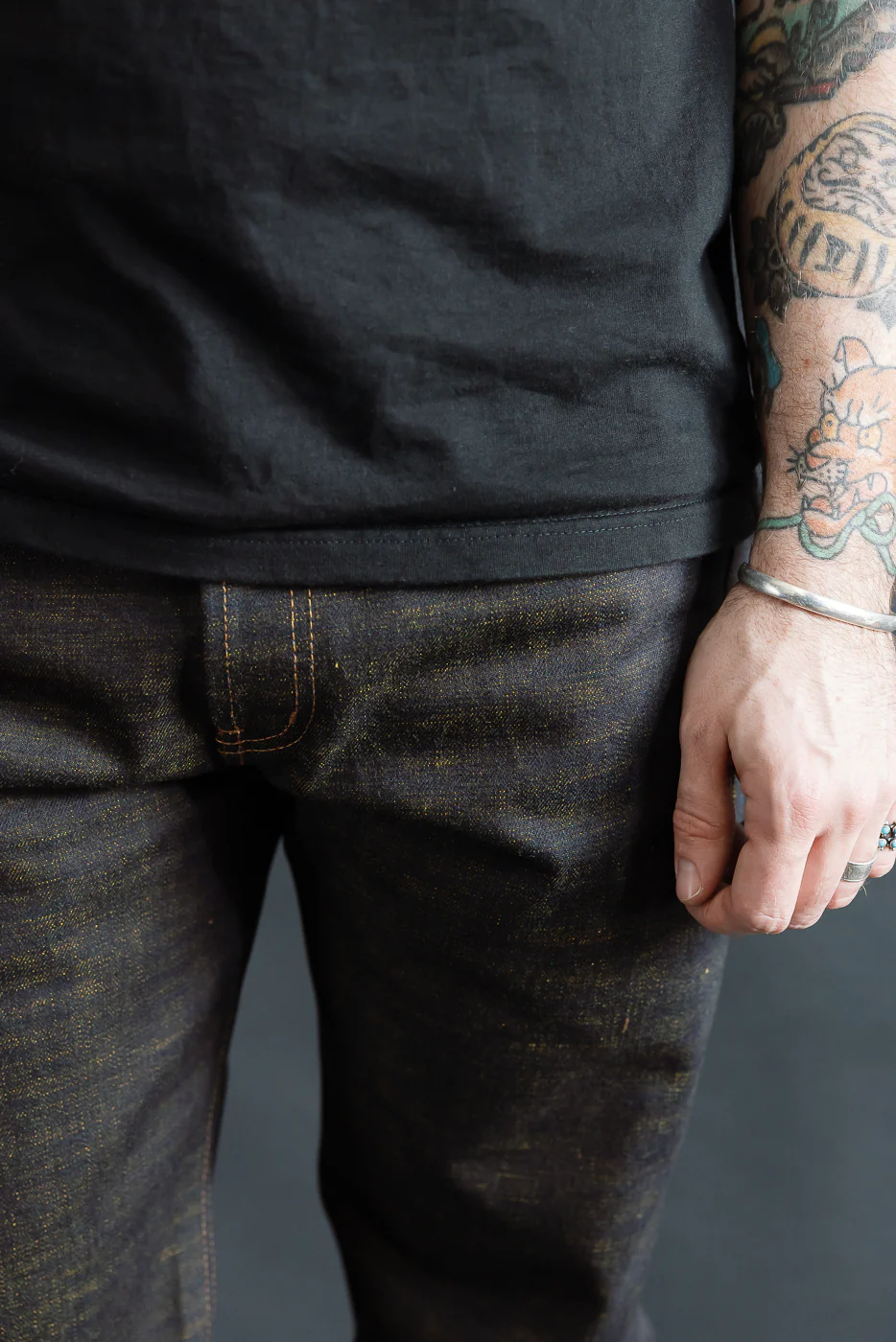14oz - Citrus Kasuri Selvedge - Weird Guy - Image 17