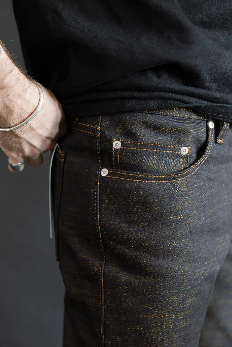 14oz - Citrus Kasuri Selvedge - Weird Guy - Image 18