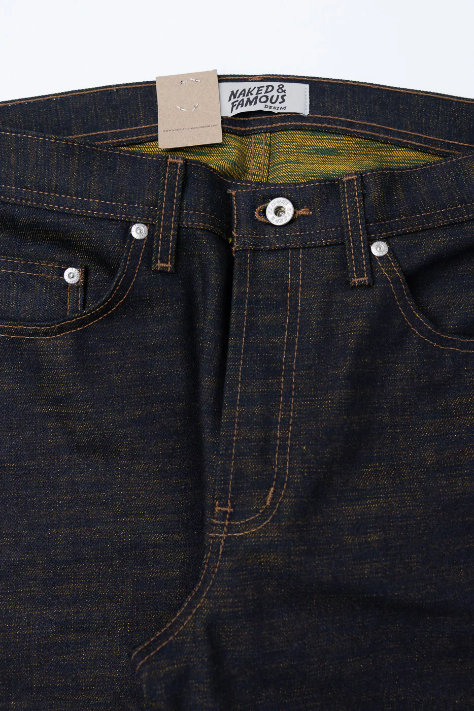 14oz - Citrus Kasuri Selvedge - Weird Guy - Image 3