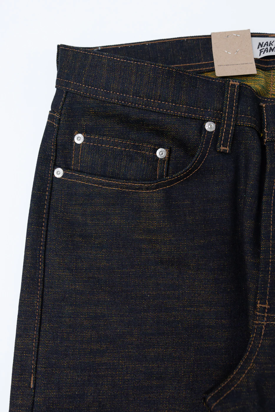 14oz - Citrus Kasuri Selvedge - Weird Guy - Image 4