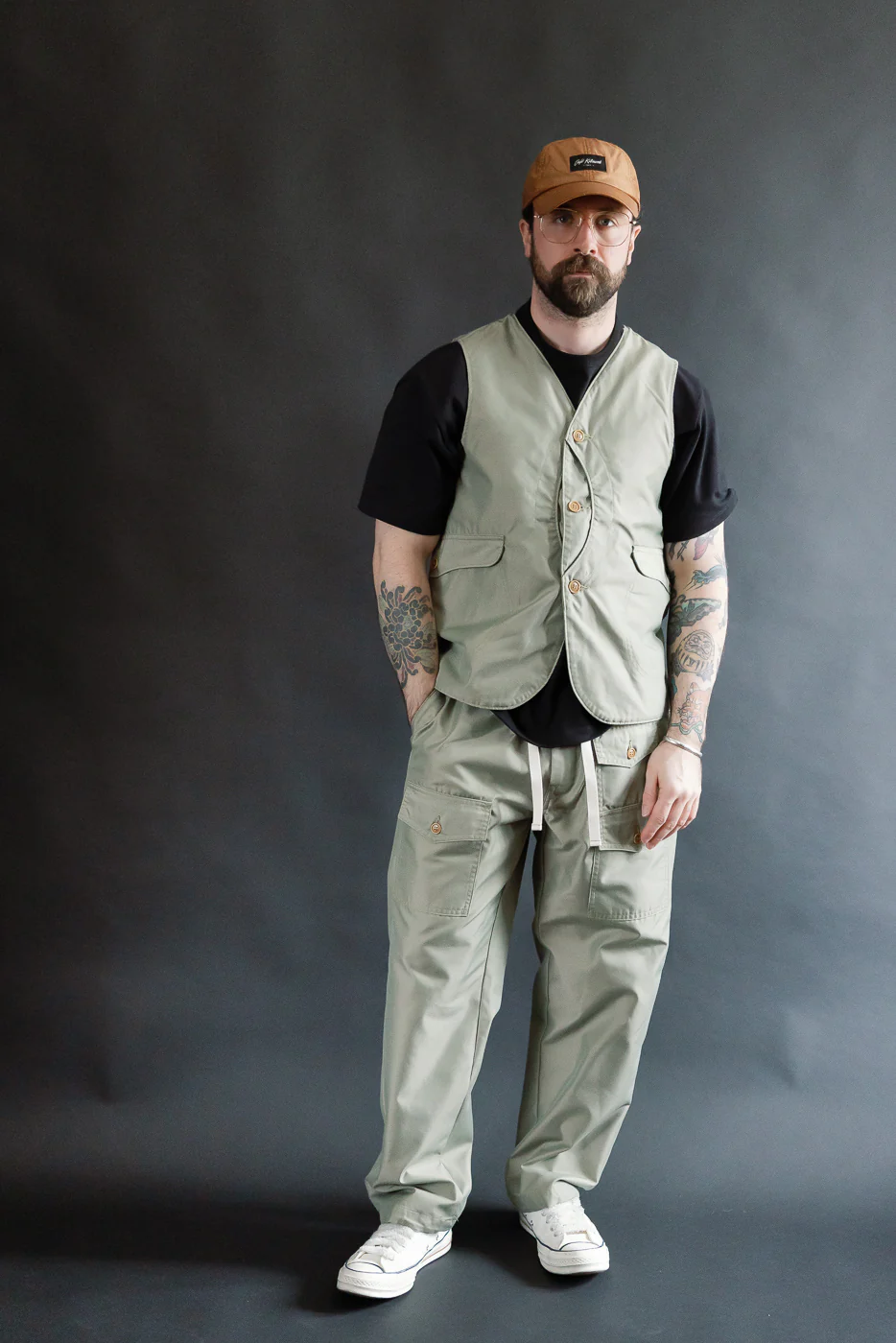 1512-FT - Royal Traveler Vest French Twill - Khaki - Image 7