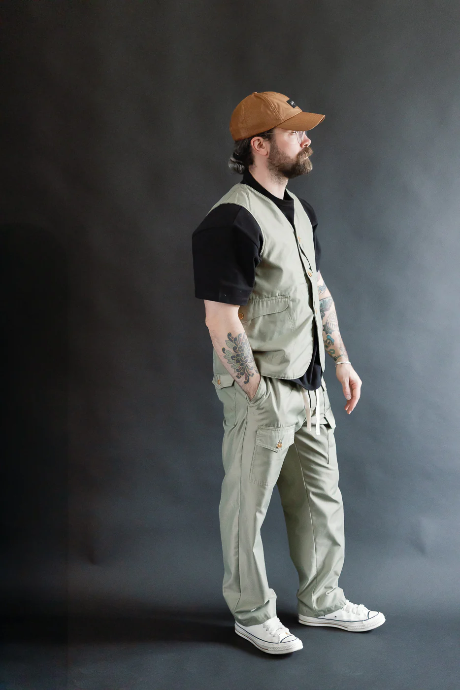 1512-FT - Royal Traveler Vest French Twill - Khaki - Image 8