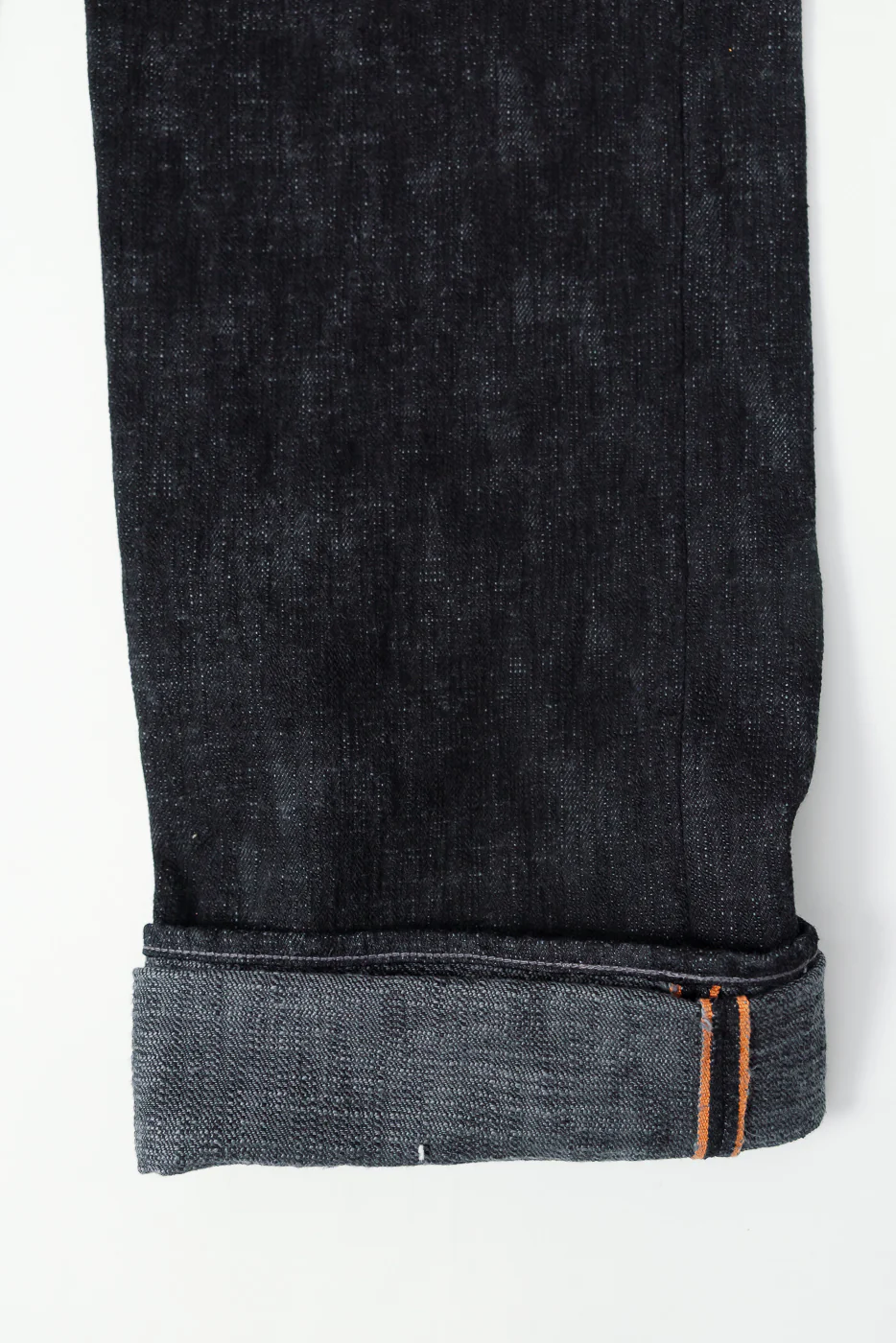 15oz Black Skein Dyed Selvedge Denim - Heritage Straight - Image 5
