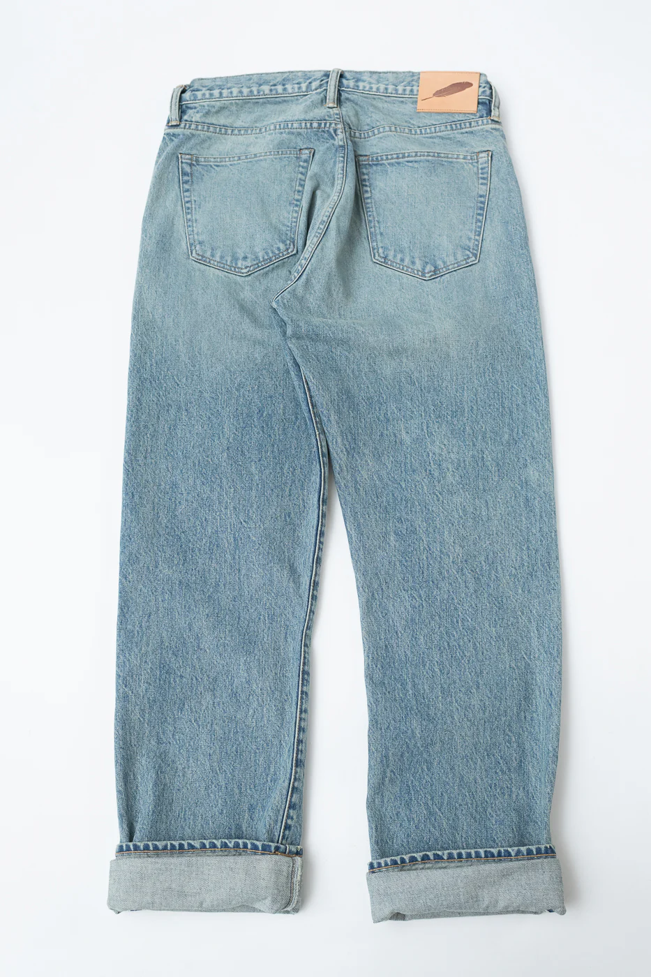 15oz - River Washed Selvedge Strider Pant - Light Indigo - Image 5