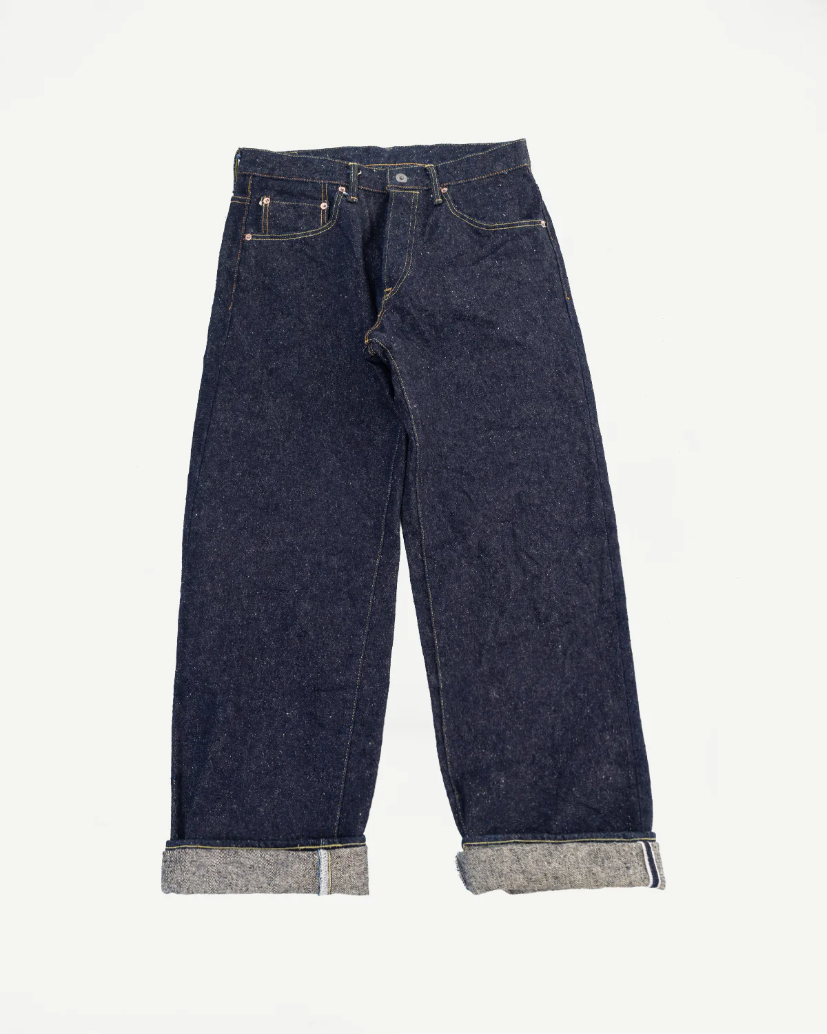 200-ASPHALT - 20oz "Asphalt" Selvedge Denim - Wide Straight