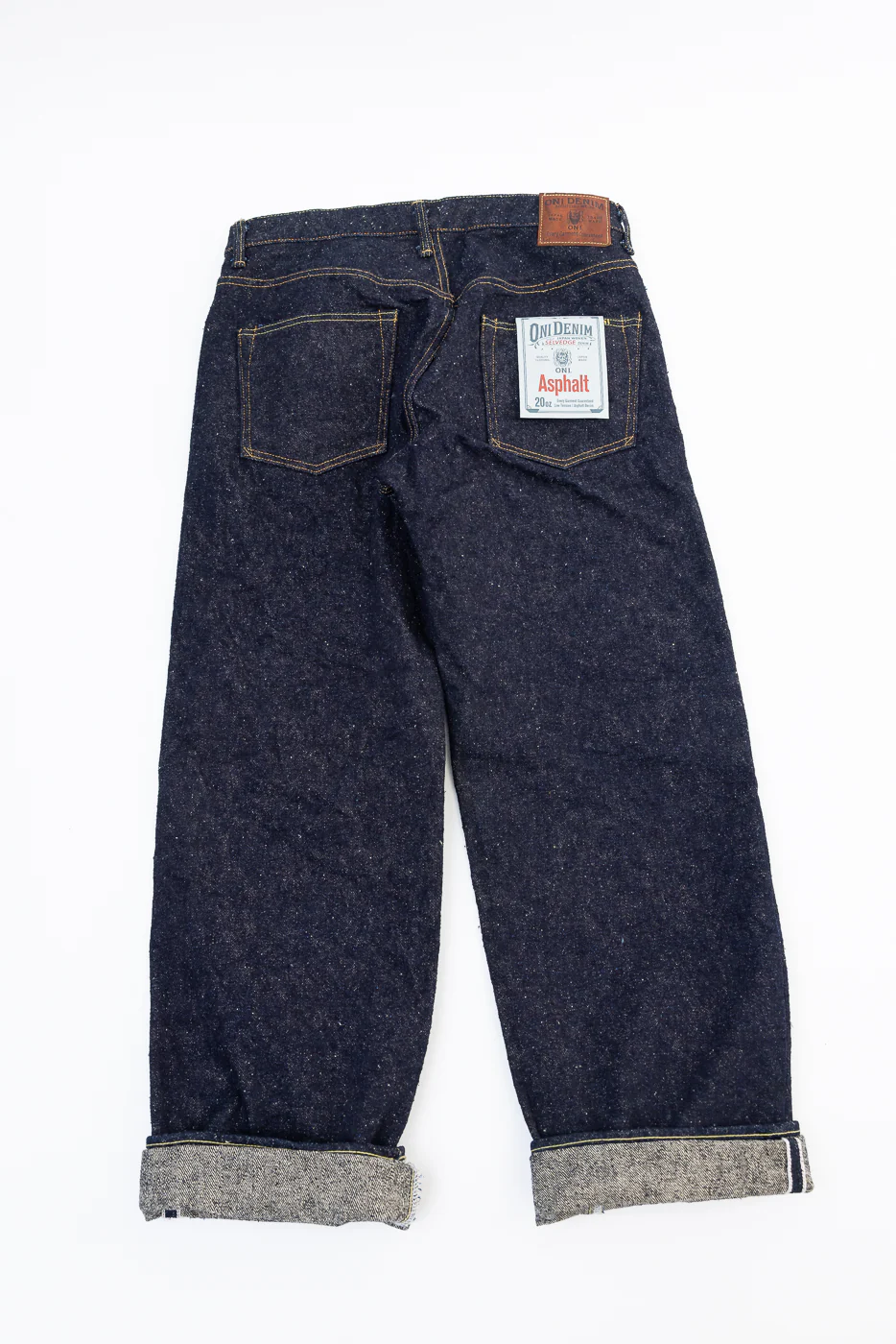 200-ASPHALT - 20oz "Asphalt" Selvedge Denim - Wide Straight - Image 6