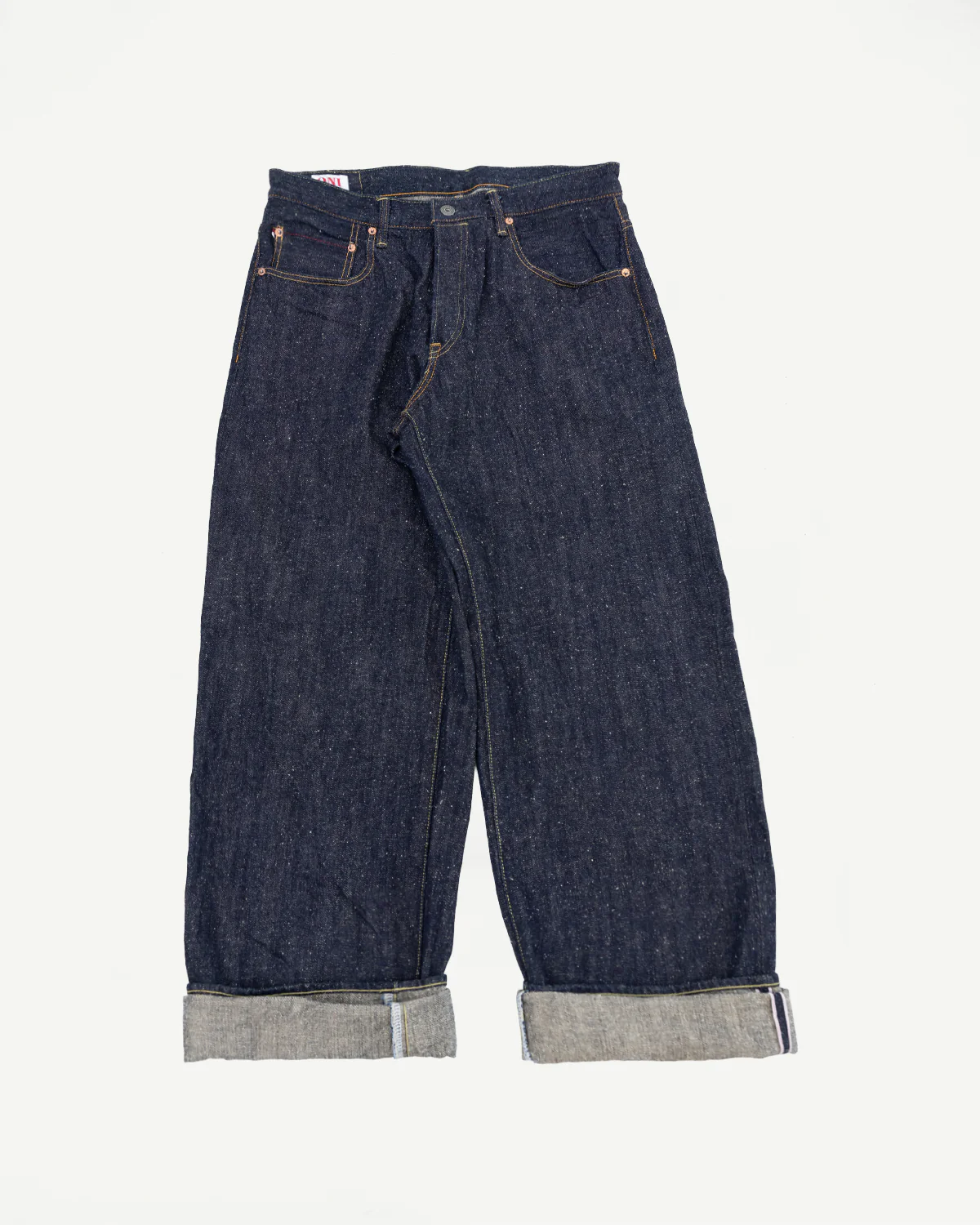 222-13.7NEP - 13.7oz "Nep" Selvedge Denim - Super Wide Straight