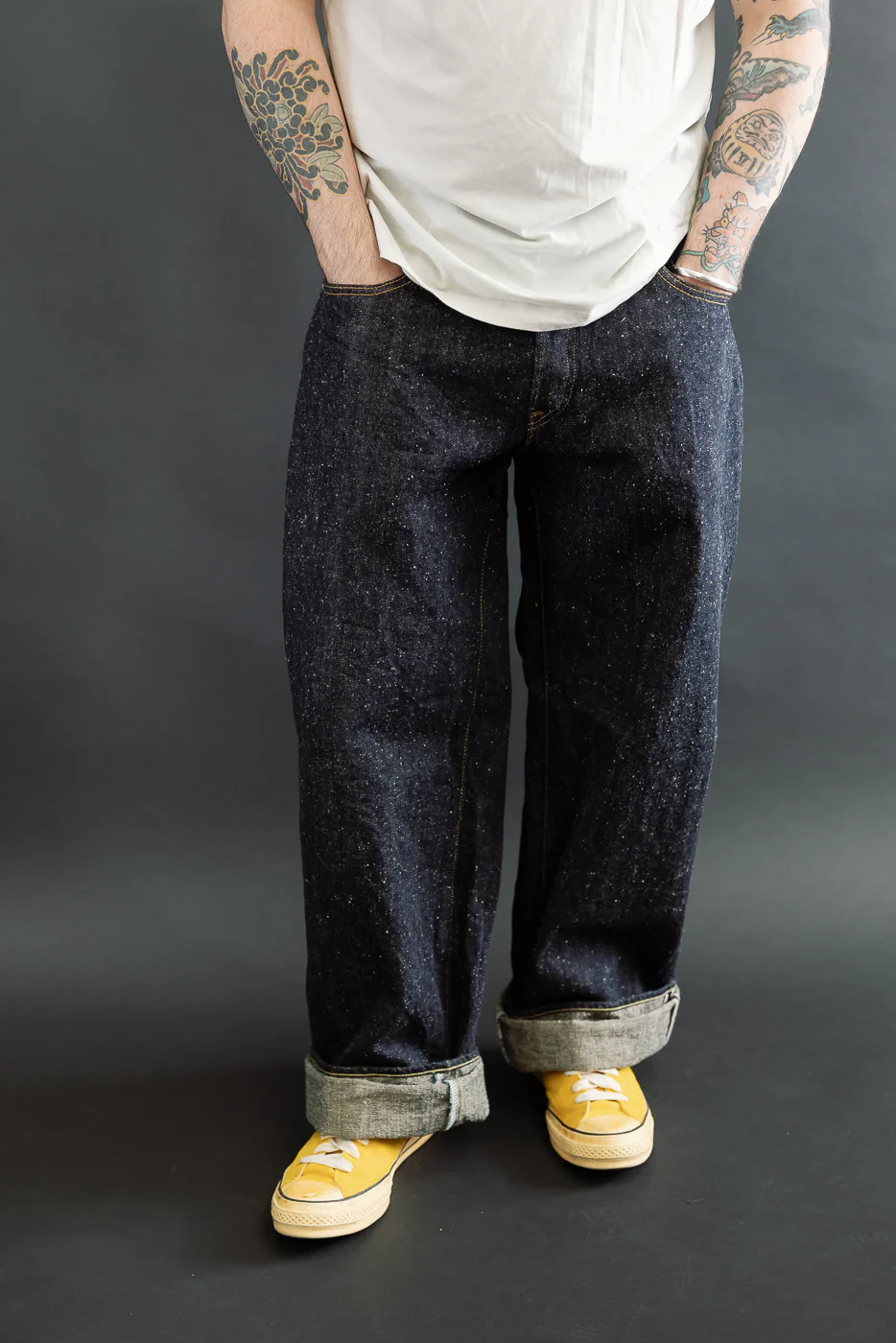 222-13.7NEP - 13.7oz "Nep" Selvedge Denim - Super Wide Straight - Image 10