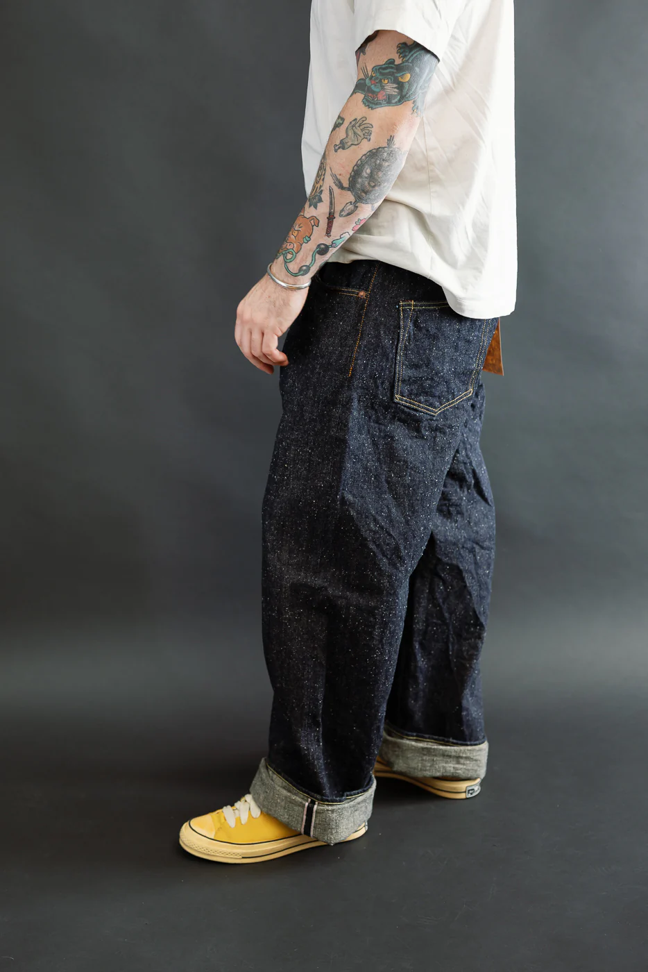 222-13.7NEP - 13.7oz "Nep" Selvedge Denim - Super Wide Straight - Image 13