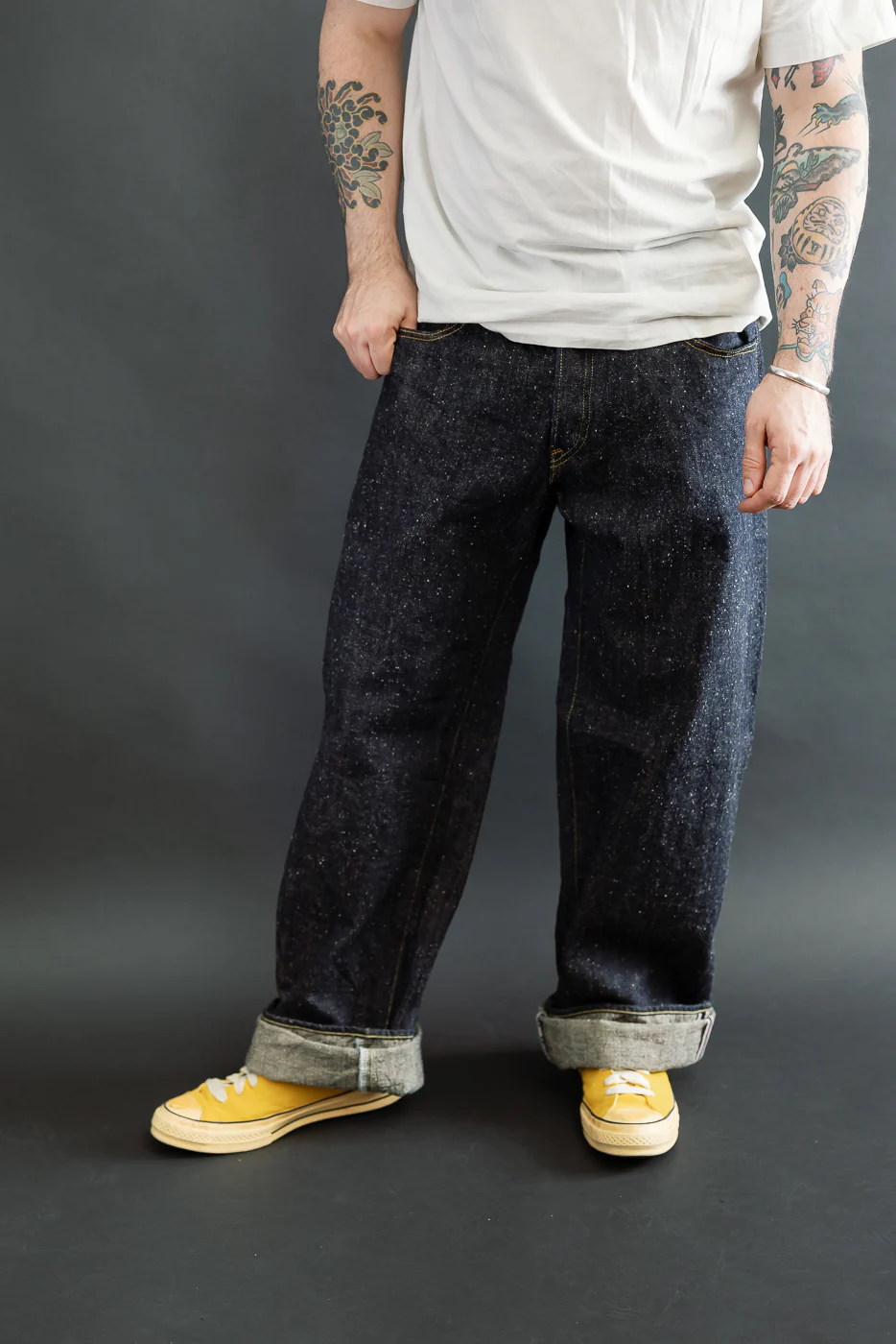 222-13.7NEP - 13.7oz "Nep" Selvedge Denim - Super Wide Straight - Image 14