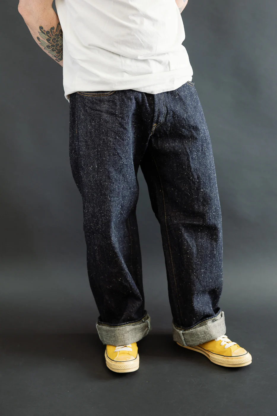 222-13.7NEP - 13.7oz "Nep" Selvedge Denim - Super Wide Straight - Image 15