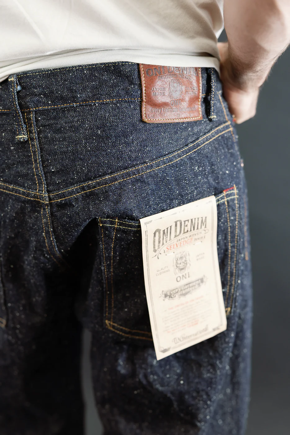 222-13.7NEP - 13.7oz "Nep" Selvedge Denim - Super Wide Straight - Image 17