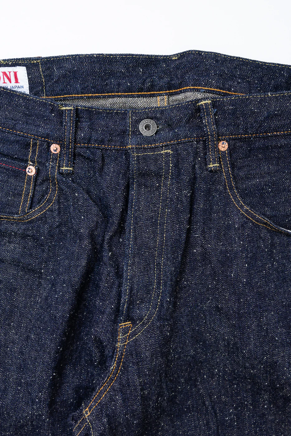 222-13.7NEP - 13.7oz "Nep" Selvedge Denim - Super Wide Straight - Image 3