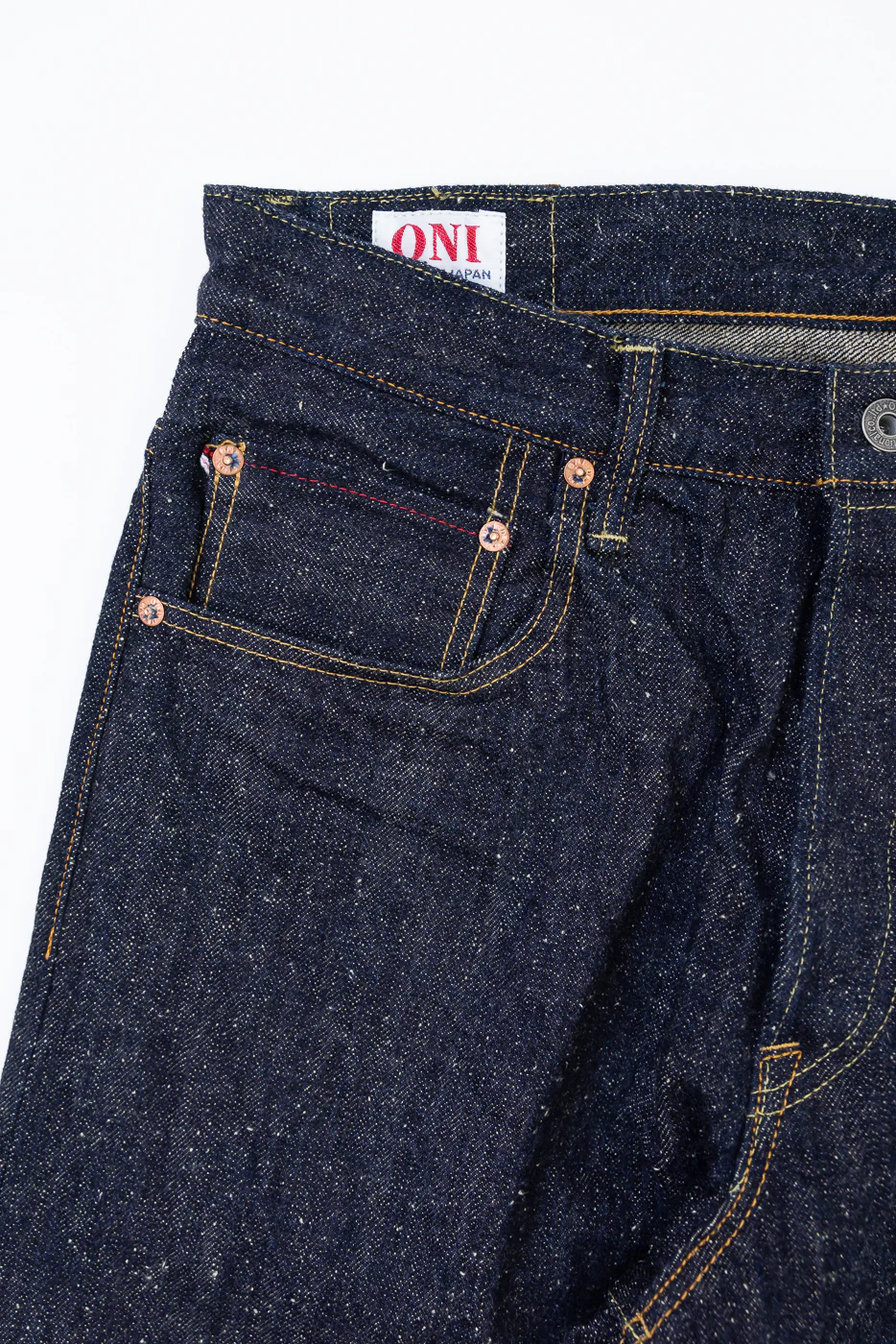 222-13.7NEP - 13.7oz "Nep" Selvedge Denim - Super Wide Straight - Image 4