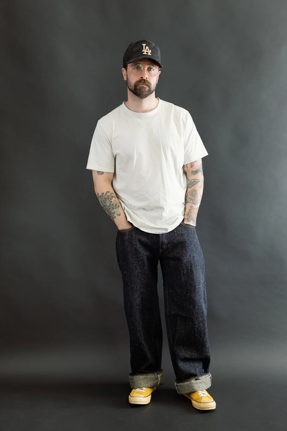 222-13.7NEP - 13.7oz "Nep" Selvedge Denim - Super Wide Straight - Image 7