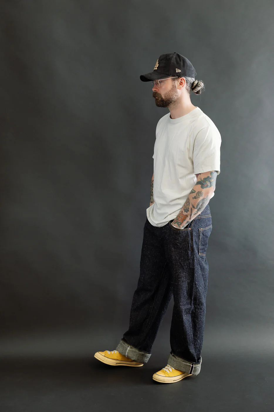 222-13.7NEP - 13.7oz "Nep" Selvedge Denim - Super Wide Straight - Image 8
