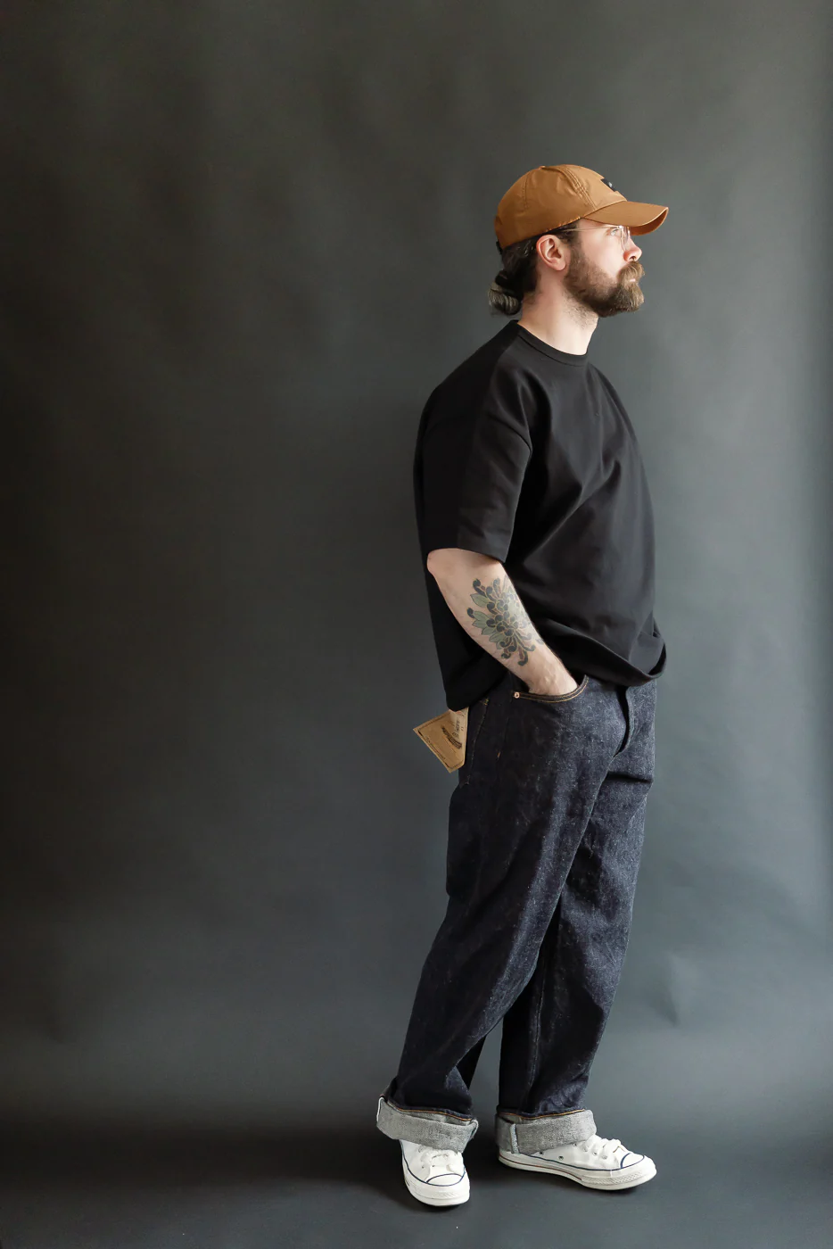 222-DIZR - 20oz "Dark Indigo Secret Denim" Selvedge Jeans - Super Wide Straight - Image 8