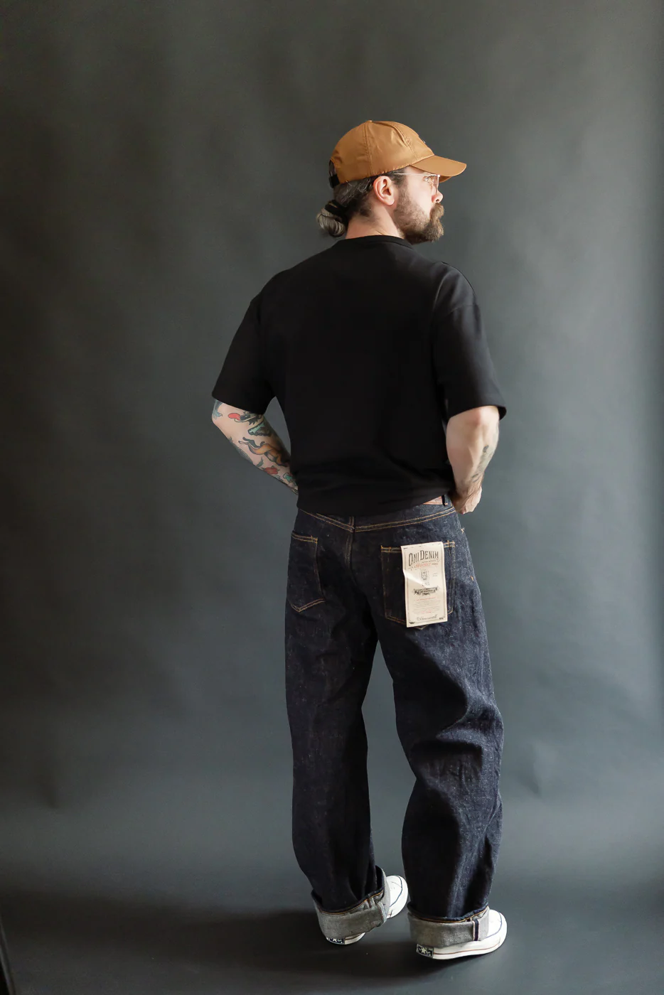 222-DIZR - 20oz "Dark Indigo Secret Denim" Selvedge Jeans - Super Wide Straight - Image 9