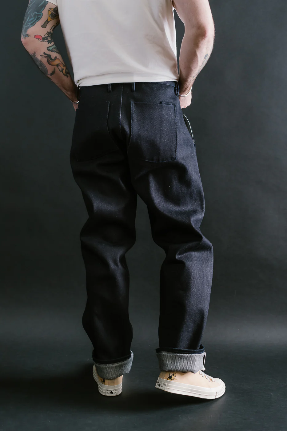 22oz - Heavyweight Selvedge Work Trouser - Indigo - Image 14