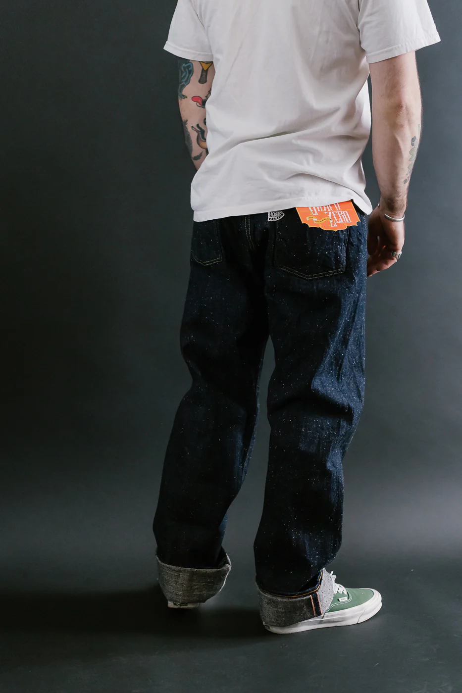 15oz Nep Yarn Cinch Back Indigo Selvedge Jeans - Heritage Fit - Image 14