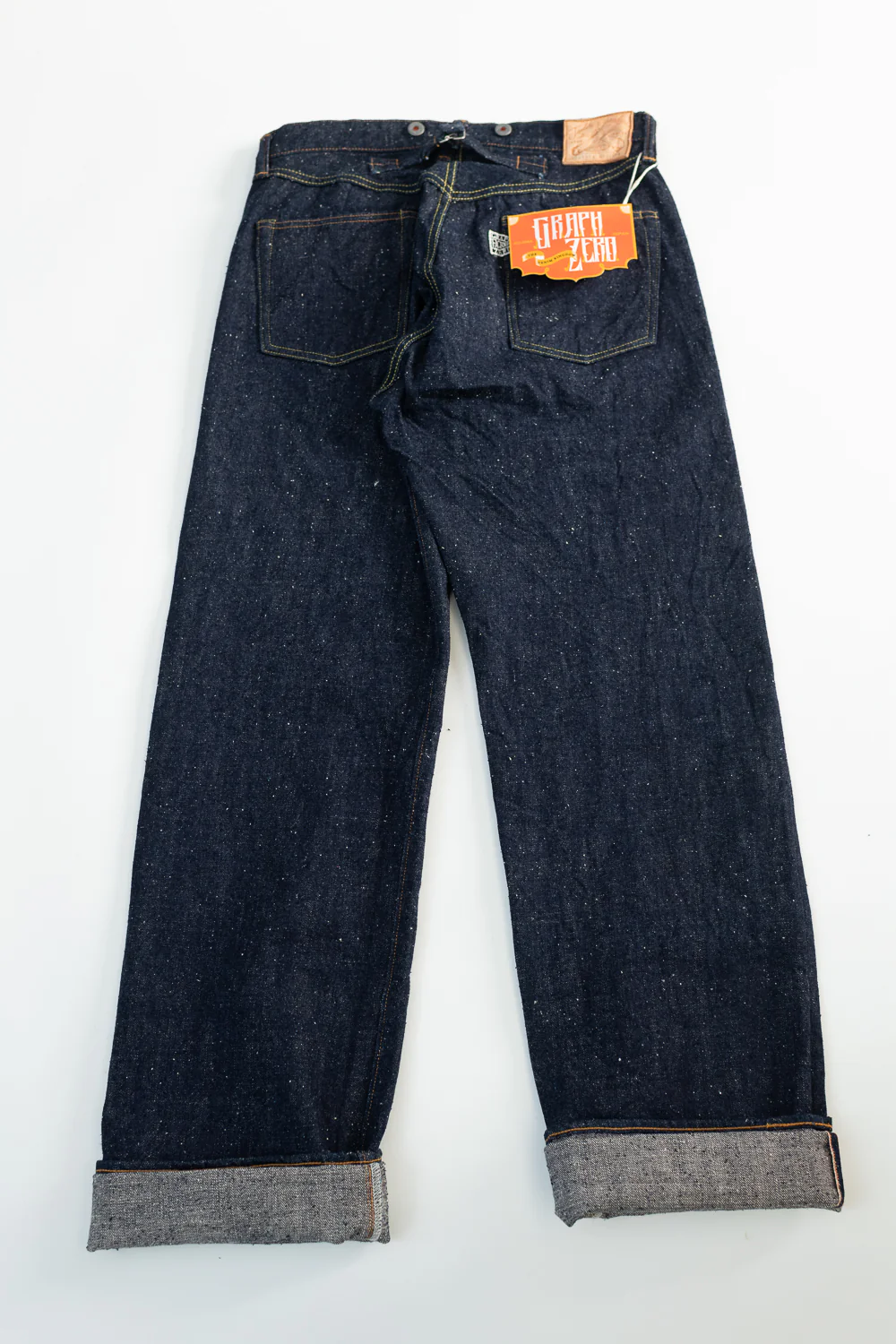 15oz Nep Yarn Cinch Back Indigo Selvedge Jeans - Heritage Fit - Image 6