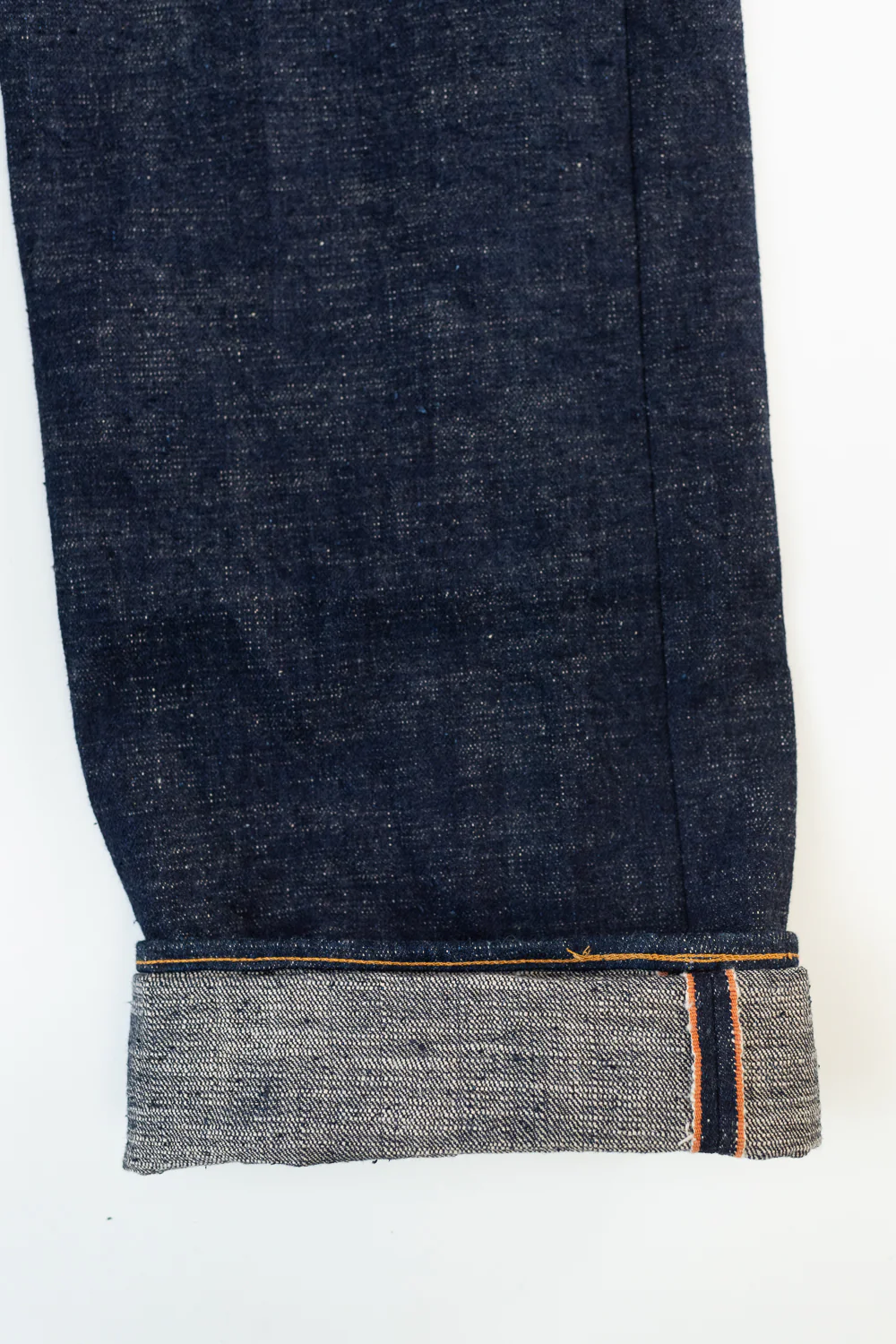 15oz Slub Yarn Indigo Cinch Back Selvedge Jeans - Heritage Fit - Image 4